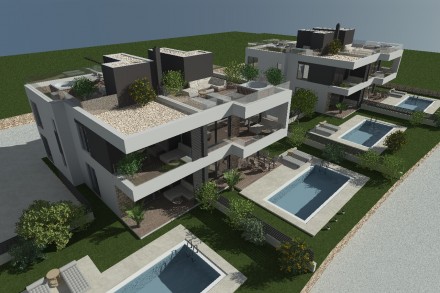 Contessa residence 2, Stan na I. katu sa krovnom terasom (S3)