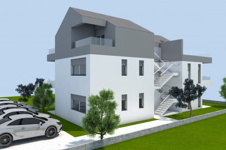 Dvosoban stan na I. katu s balkonom, Povljana, Pag (A8)