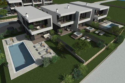 Residenza Contessa 1, Villetta a schiera con piscina