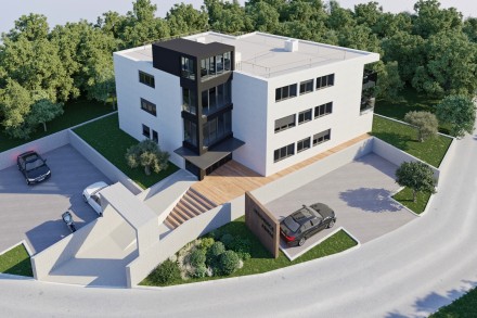 Modernes Gebäude auf Vidal